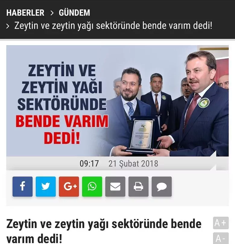 Kahramanmaraş Zeytinyağı ‘Naksa’ ile Dünyaya Açılıyor!